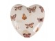 Dekorace srdce s motýlky Butterfly Paradise L - 10*10*4 cm Clayre & Eef