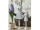 Bílý antik dřevěný stojan na šperky ve tvaru figuríny - 12*12*39 cm Clayre & Eef