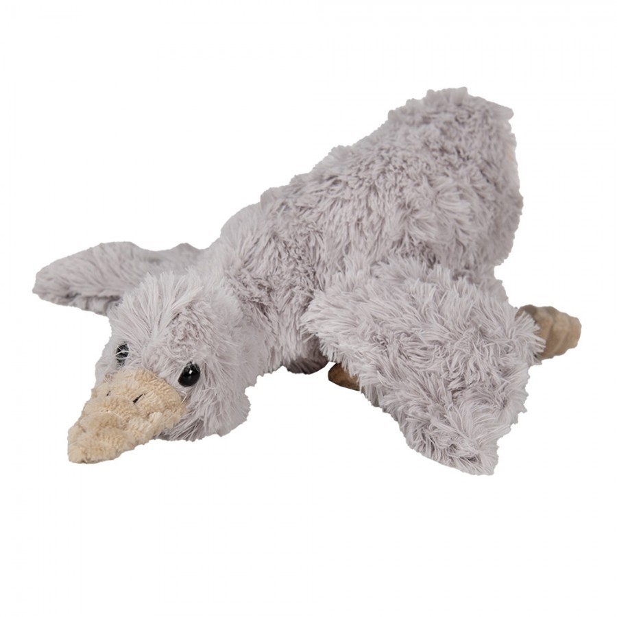 Šedé plyšové káčátko Duck - 39*15*10 cm