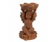 Svícen dekorativní rezavá figurka anděl - 7*7*12 cm Clayre & Eef