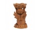 Svícen dekorativní rezavá figurka anděl - 7*7*12 cm Clayre & Eef
