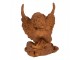 Dekorativní rezavá figurka anděl sedící - 9*8*12 cm Clayre & Eef