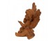 Dekorativní rezavá figurka anděl sedící - 9*8*11 cm Clayre & Eef