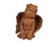 Dekorativní rezavá figurka anděl klečící - 9*7*11 cm Clayre & Eef