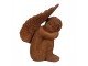 Dekorativní rezavá figurka anděl sedící - 11*7*15 cm Clayre & Eef