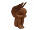 Dekorativní rezavá figurka anděl sedící - 11*7*15 cm Clayre & Eef