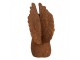 Dekorativní rezavá figurka anděl sedící - 11*7*15 cm Clayre & Eef