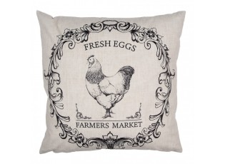 Povlak na polštář se slepičkou Fresh Eggs - 45*45cm