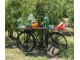 Černý konzolový stolek retro kolo Bicycle - 190*36*84cm J-Line by Jolipa