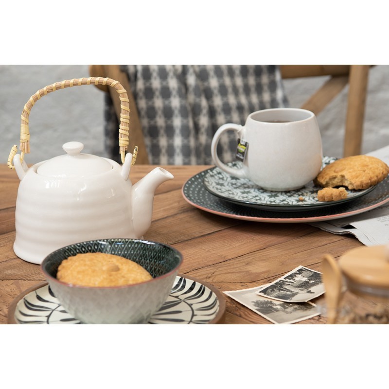 Set 3ks dřevěný dekorativní talíř s vrstvou Enamel - Ø 28*2 / Ø 23*2 / Ø 20*2 cm Clayre & Eef Set 3ks dřevěný dekorativní talíř s vrstvou Enamel - Ø 28*2 / Ø 23*2 / Ø 20*2 cm Clayre & Eef