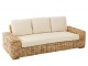 Přírodní 3-místná ratanová pohovka Mya Rattan Natural - 215*90*71 cm J-Line by Jolipa