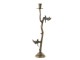 Bronzový antik kovový svícen s ptáčky Bird antique - 18*10*50 cm Light & Living