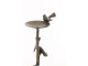 Bronzový antik kovový svícen s ptáčky Bird antique - 17*11*34 cm Light & Living