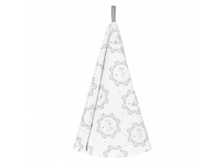 Kuchyňská kulatá utěrka s kočičkami Lovely Grey Cats - Ø 80 cm