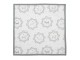 6ks textilní ubrousek s pejsky Lovely Grey Dogs - 40*40 cm Clayre & Eef