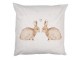 Povlak na polštář s motivem králíčků a srdíček Bunnies in Love - 45*45 cm Clayre & Eef