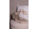 Povlak na polštář s motivem králíčků a srdíček Bunnies in Love - 45*45 cm Clayre & Eef
