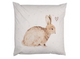 Povlak na polštář s motivem králíčka a srdíček Bunnies in Love - 45*45 cm