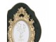 Zeleno - zlatý nástěnný fotorámeček se střapci Baroque - 22*3*31 cm / 10*15 cm Clayre & Eef