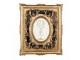 Zlatý antik fotorámeček s ornamenty - 16*3*20 cm / 7*9 cm Clayre & Eef