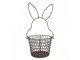 Hnědý drátěný dekorační košík králík Bunny - Ø 15*34 cm Clayre & Eef