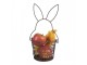 Hnědý drátěný dekorační košík králík Bunny - Ø 15*34 cm Clayre & Eef