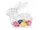 Bílý drátěný dekorační košík králík Bunny S - 22*11*22 cm Clayre & Eef