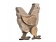 Hnědá antik dekorativní dřevěná figurka slepička - 23*12*28 cm Clayre & Eef