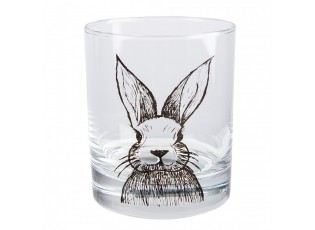 Sklenička na vodu s králíčkem Rabbit Cartoon - Ø 8*9 cm / 300 ml