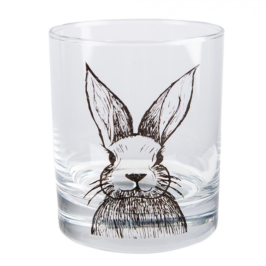 Sklenička na vodu s králíčkem Rabbit Cartoon - 300 ml