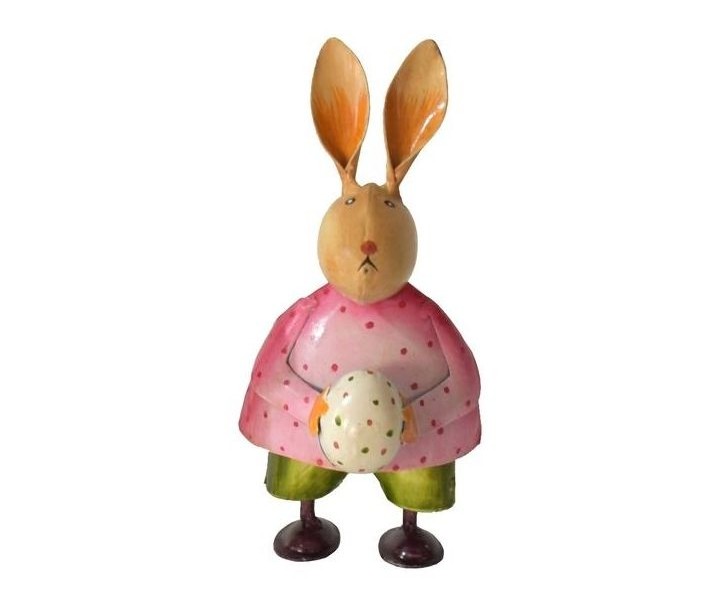 2ks kovový králík - 9*8*17 cm Exner
