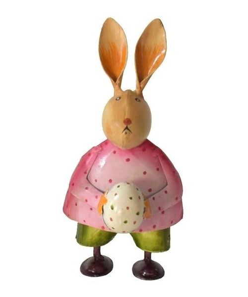 2ks kovový králík - 9*8*17 cm