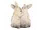 Béžovo-hnědá dekorativní figurka králíčci rodinka - 26*18*33 cm Clayre & Eef