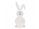 Bílá antik dekorativní dřevěná figurka králík - 10*5*26 cm Clayre & Eef