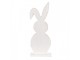 Bílá antik dekorativní dřevěná figurka králík - 10*5*26 cm Clayre & Eef