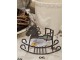 Hnědá dekorativní kovová figurka houpací koník - 9*3*6 cm Clayre & Eef