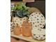 Béžový antik obal na květináč s motýlky Butterfly Paradise S - Ø 13*12 cm Clayre & Eef