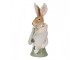 Dekorace zaječí paní v zelené vestičce - 16*13*30 cm Clayre & Eef