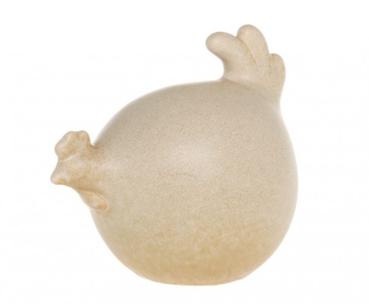Latté antik dekorace slepice - 12*8*10 cm Clayre & Eef