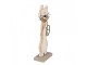 Dřevěná dekorativní figurka kočka - 21*8*38 cm Clayre & Eef