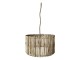 Přírodní závěsné světlo s dřevěným stínidlem Eucalypt - Ø 50*28cm/ E27/ 40W Chic Antique