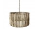 Přírodní závěsné světlo s dřevěným stínidlem Eucalypt - Ø 50*28cm/ E27/ 40W Chic Antique