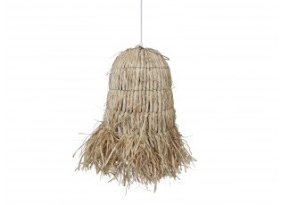 Přírodní závěsné světlo s lýkovým stínidlem Raffia - Ø 28*32cm/ E27/ 40W