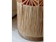 Přírodní stojací lampa s lýkovým stínidlem Raffia - Ø 28*127 cm/ E27 Chic Antique