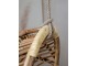 Přírodní ratanové závěsné houpací křeslo Swinging - 72*72*117 cm Chic Antique