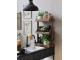 Hnědá antik dřevěná 3-patrová polička Grimaud Unit - 46*25*77 cm Chic Antique