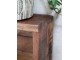 Hnědá antik dřevěná polička s přihrádkami Grimaud Unit - 70*12*55 cm Chic Antique