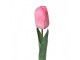 Umělá dekorační květina růžový tulipán - 6*6*50 cm Clayre & Eef