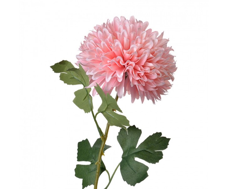 Růžová umělá dekorační květina - 10*10*54 cm Clayre & Eef
