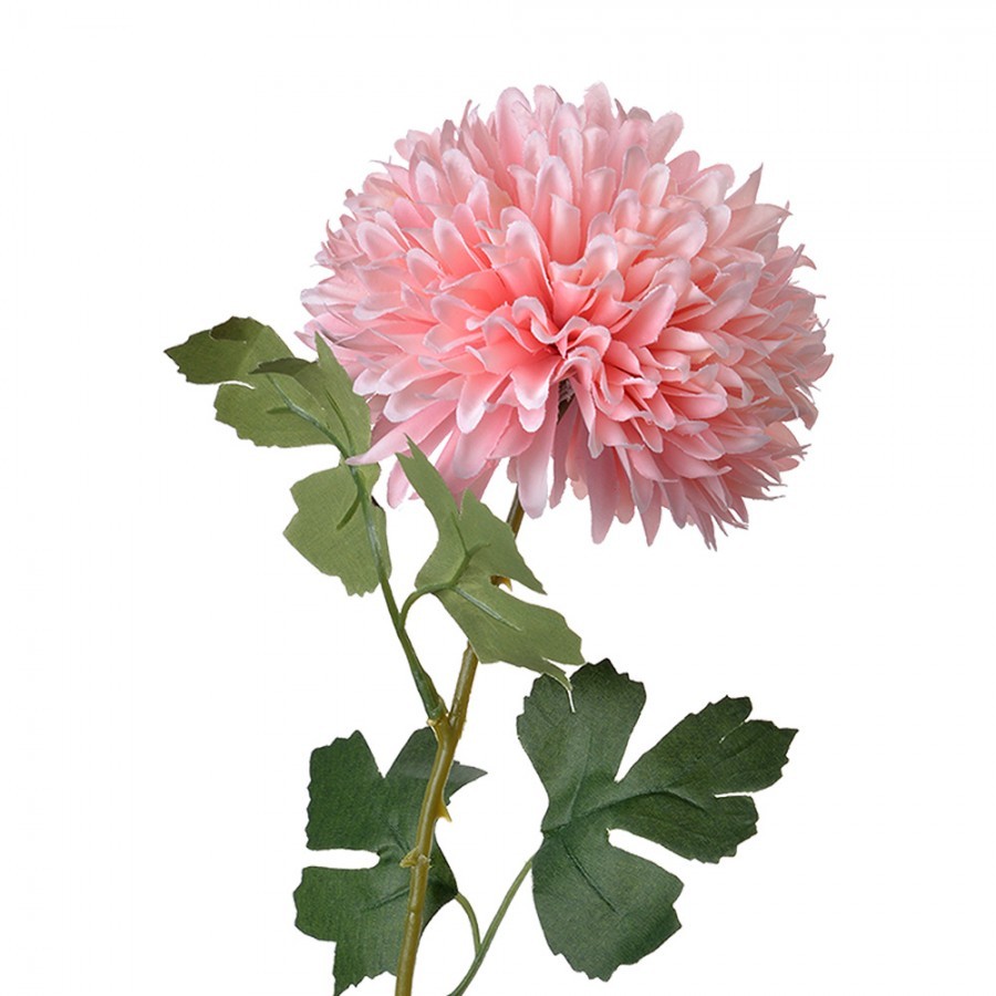Růžová umělá dekorační květina - 10*10*54 cm